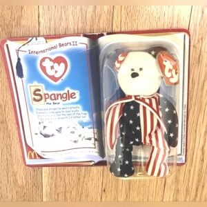 Rare and Retired McDonald's Vintage 2000 Ty Spangle Bear